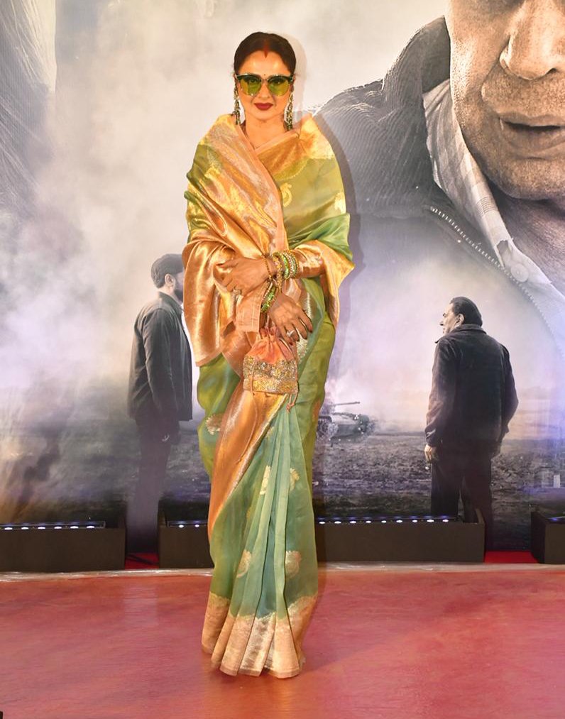 Rekha at Ikkis movie screening