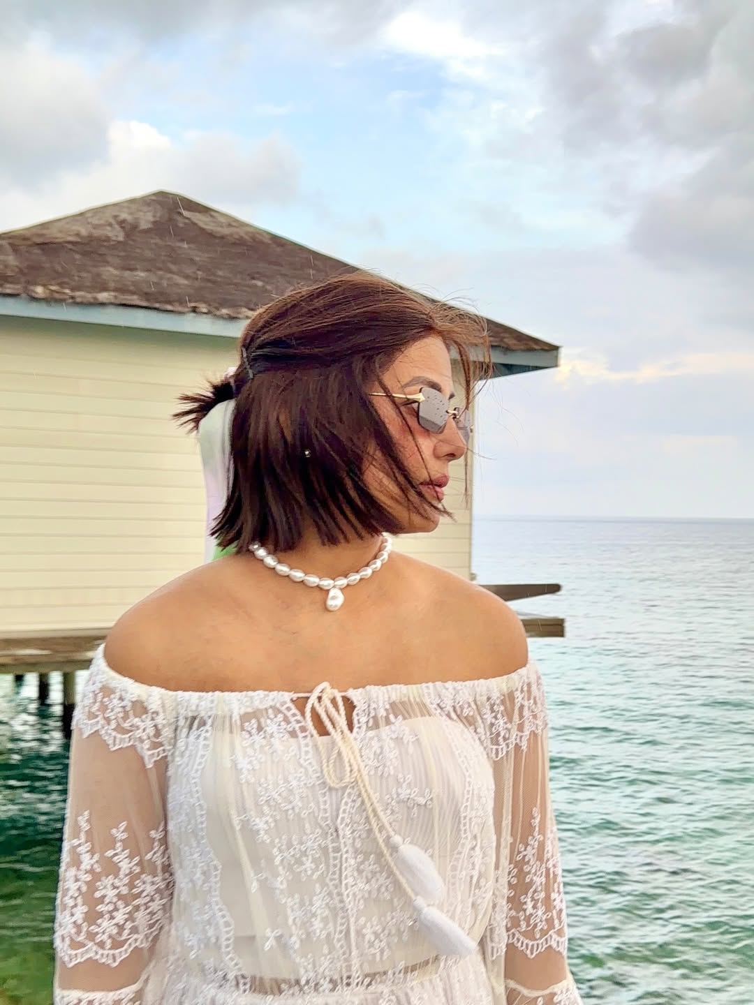 Hina Khan Maldives tour photos