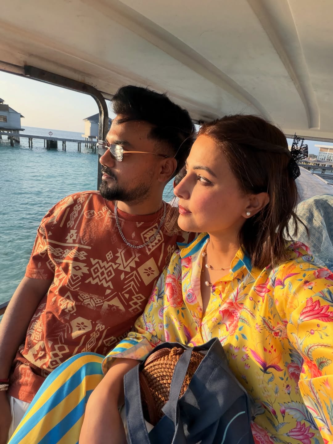 Hina Khan Maldives tour photos