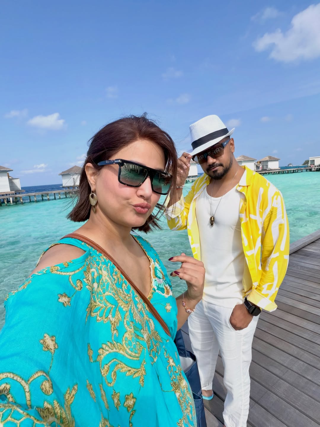 Hina Khan Maldives tour photos