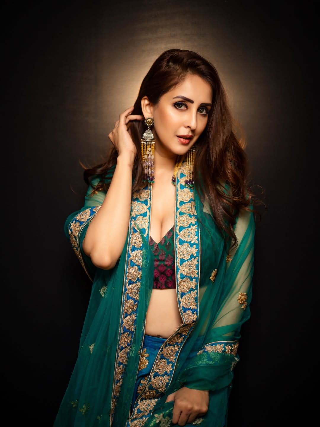 Chahatt Khanna stunning in elegant dress with bold style