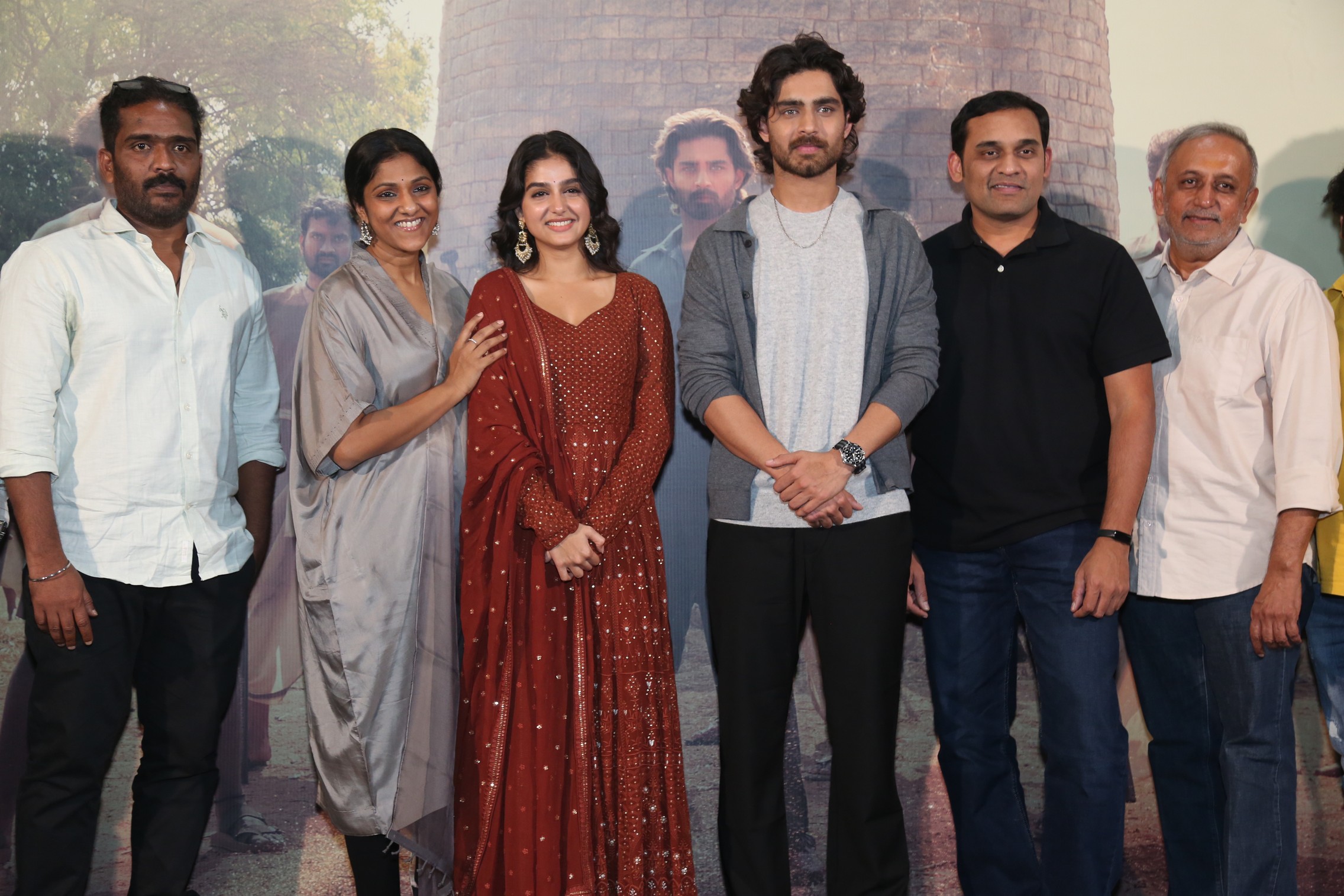 Pradeep Advaitham with Champion cast and crew