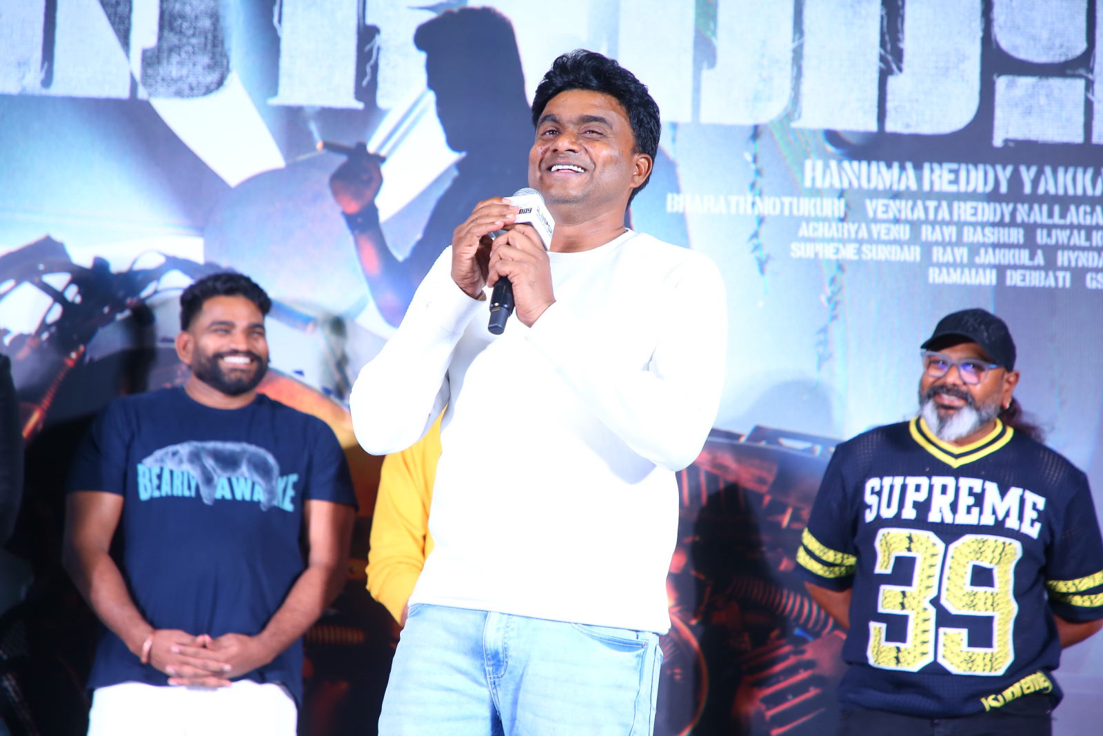 Producer Venkata Reddy speaking at David Reddy event