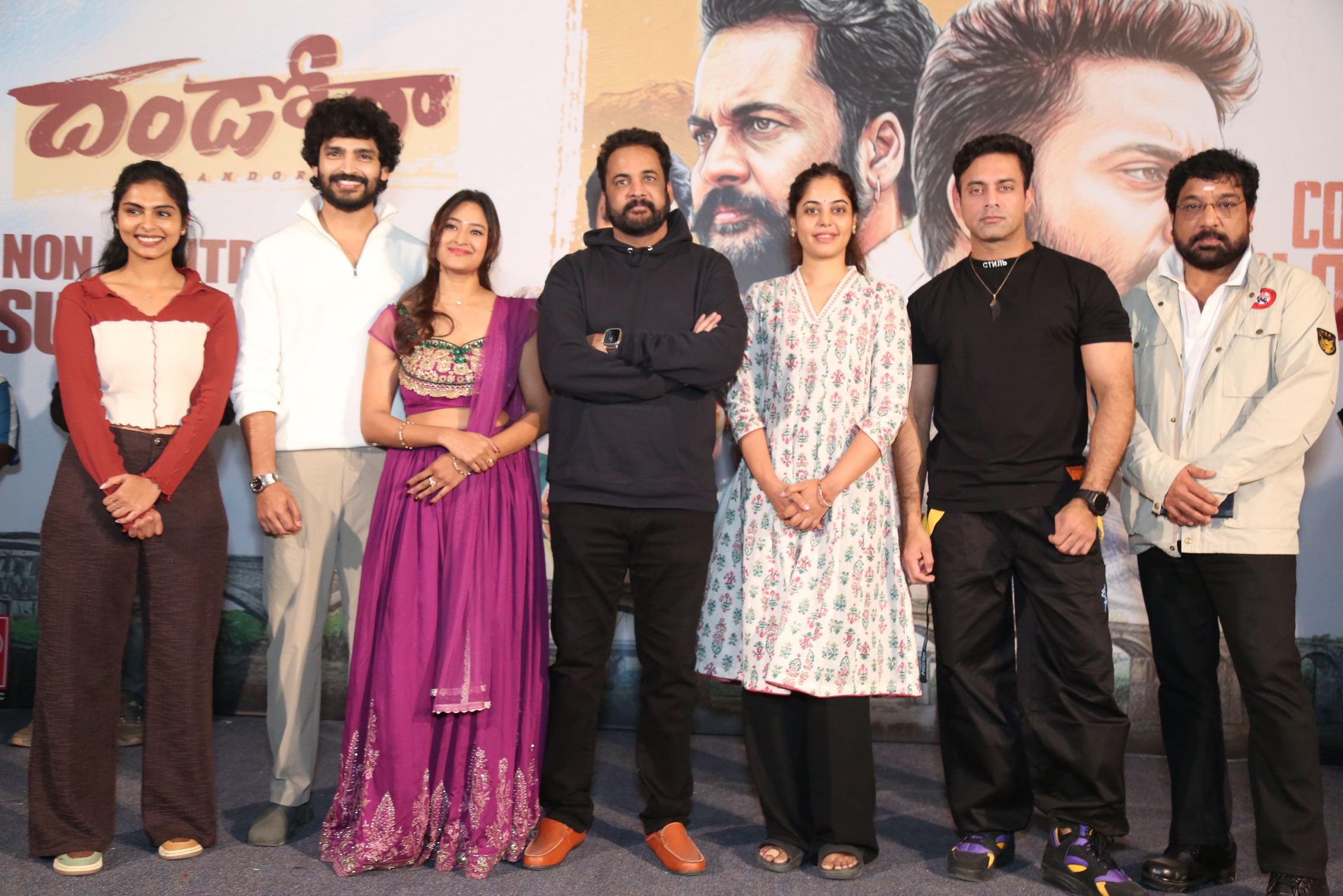 Ravi Krishna Shivaji Navdeep Kamal group pose