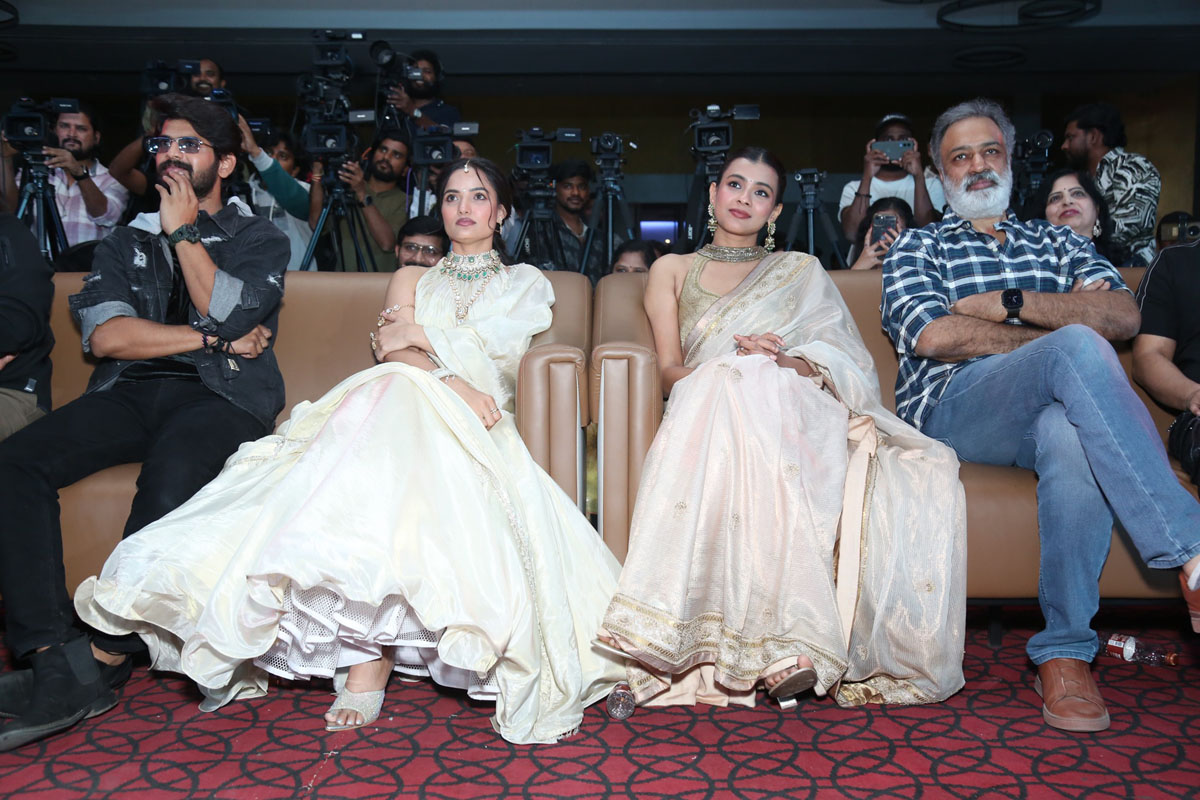 Akhil Raj Siri Hebah with K L Damodar Prasad