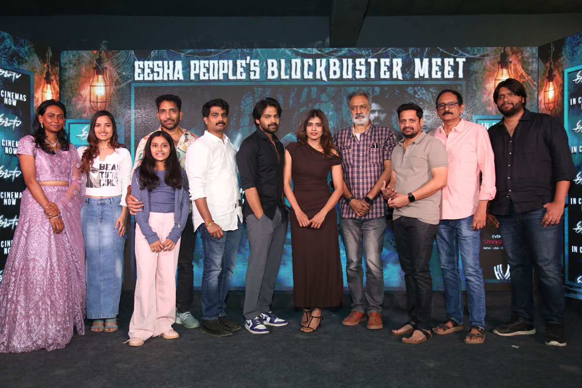 Eesha cast and crew success meet