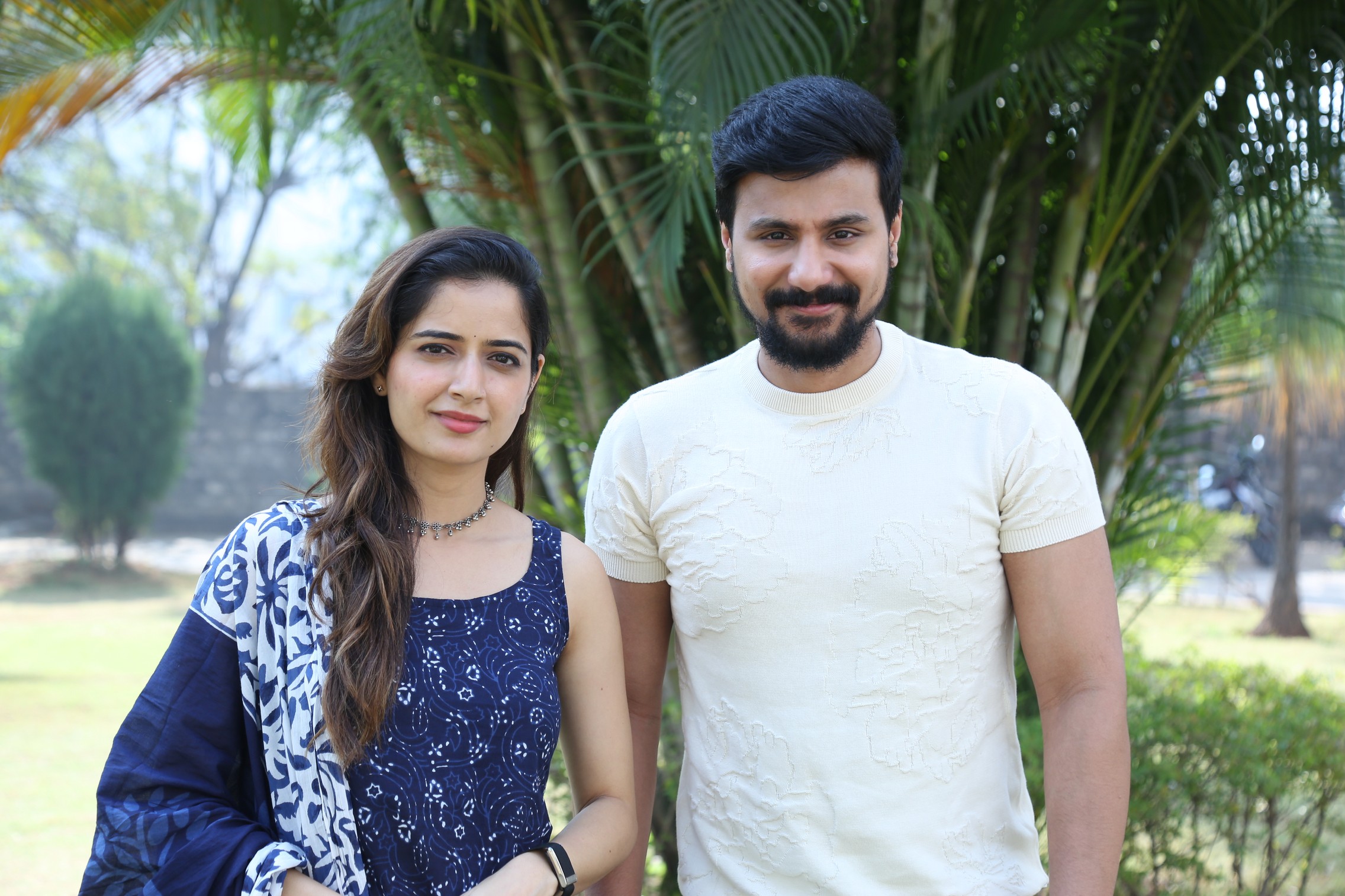 Gatha Vaibhava lead pair media pose