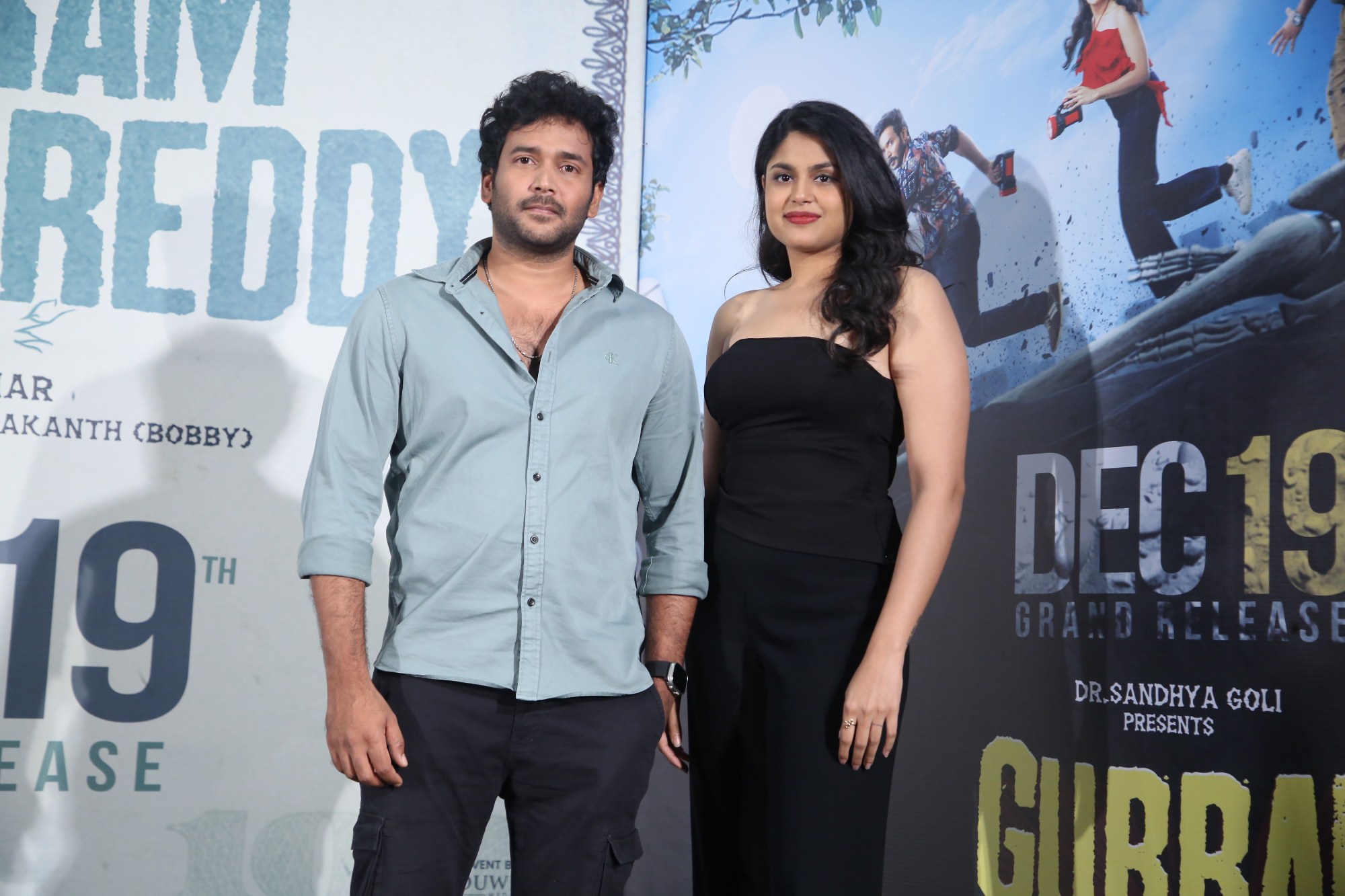 Naresh Agastya with Faria Abdullah posing together