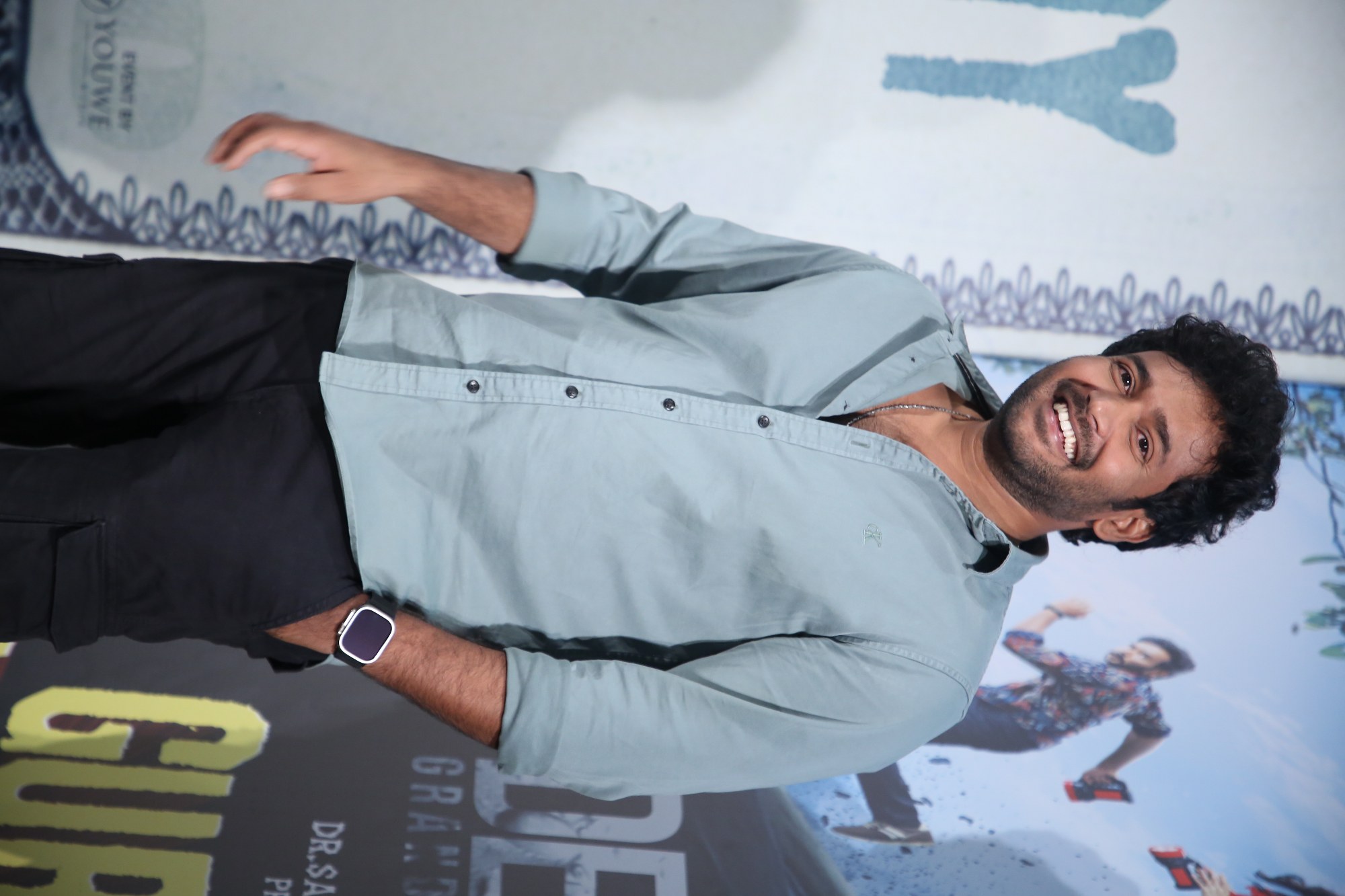 Naresh Agastya smiling and laughing candidly