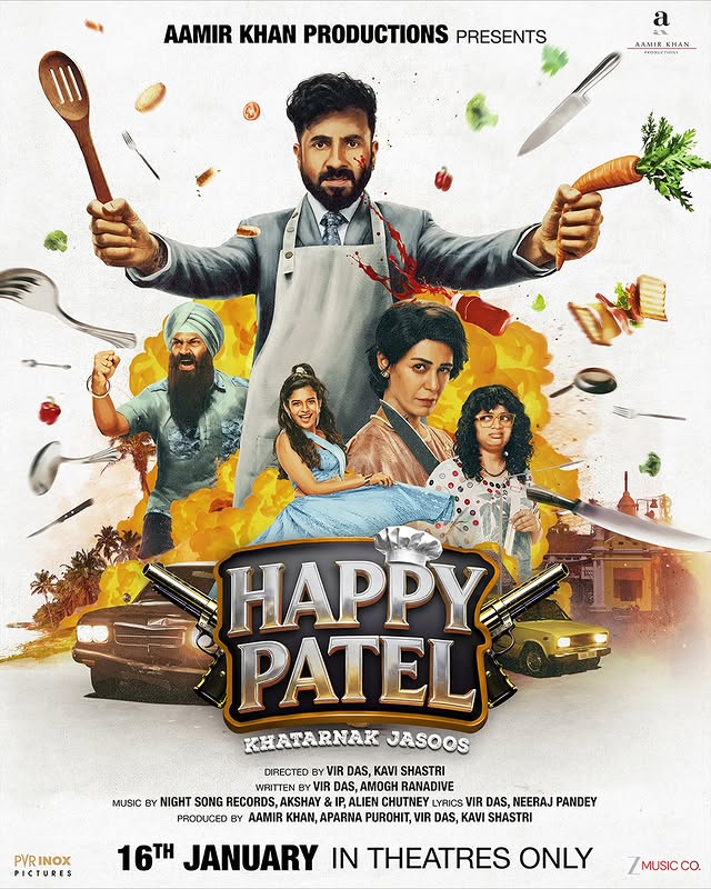 Happy Patel Khatarnak Jasoos official release poster