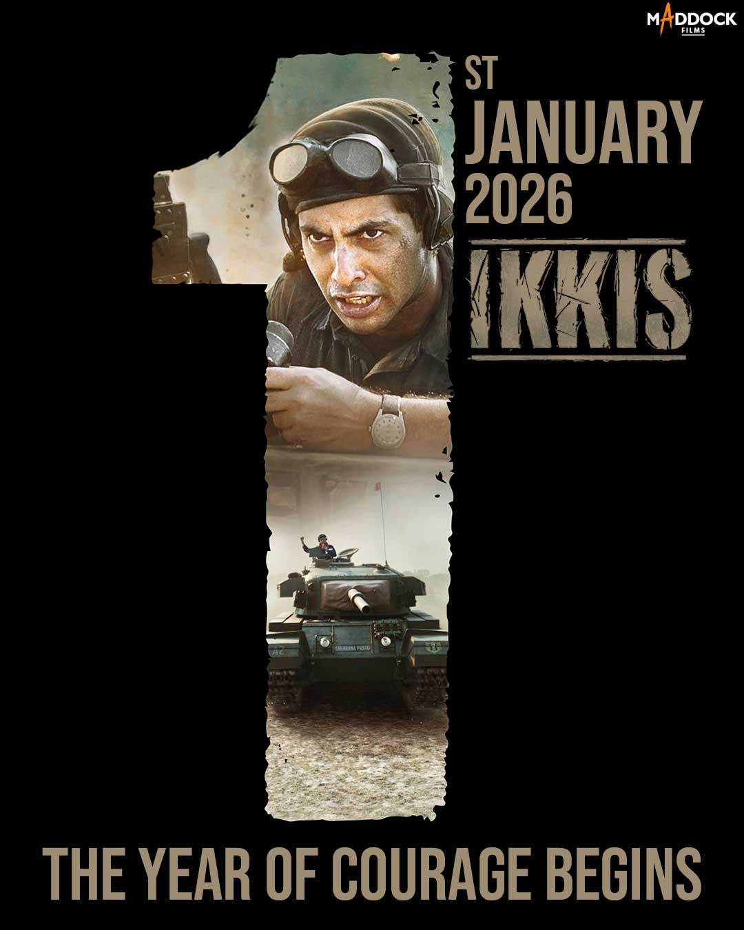 Ikkis movie release date announcement poster