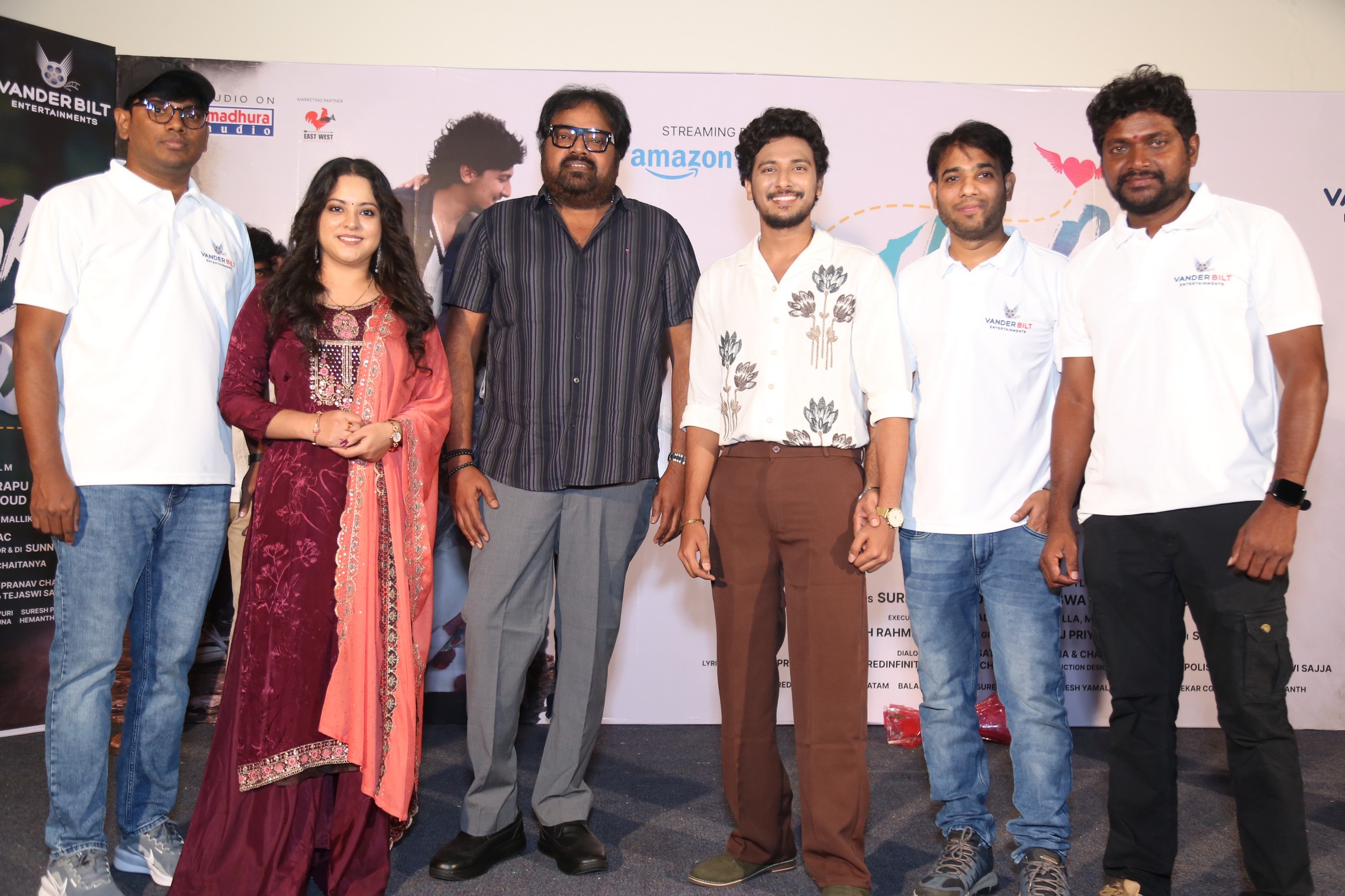 friendly interaction at the event