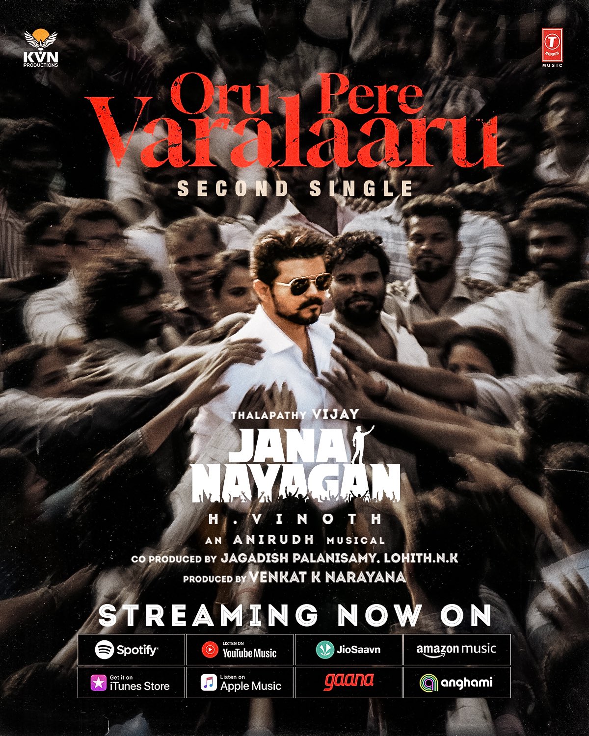 Oru Pere Varalaaru second single streaming now