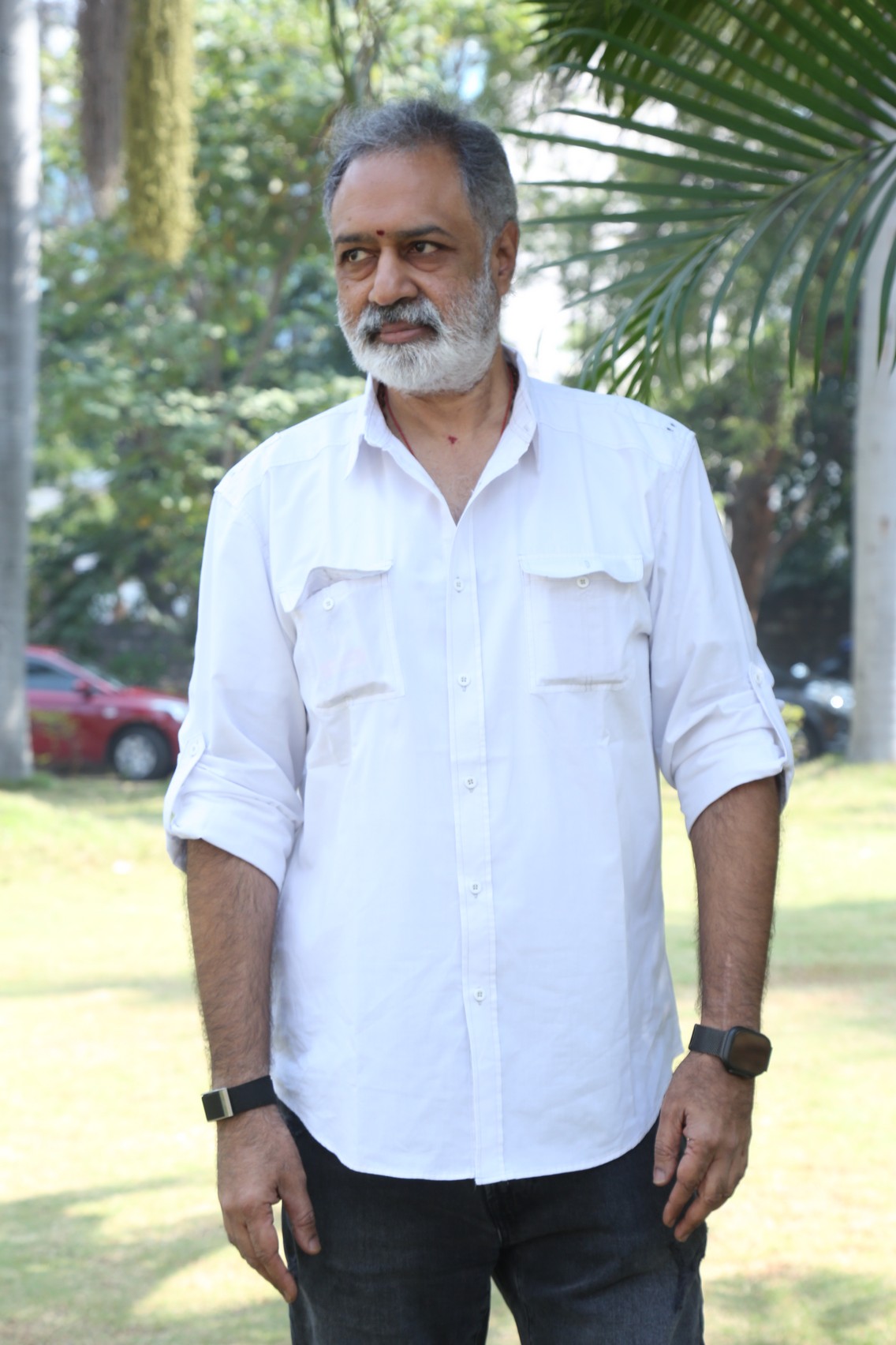 K. L. Damodar Prasad confident look portrait