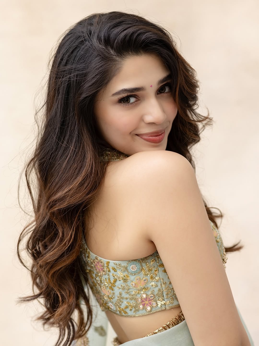 Krithi Shetty blending elegance and playful mischief beautifully