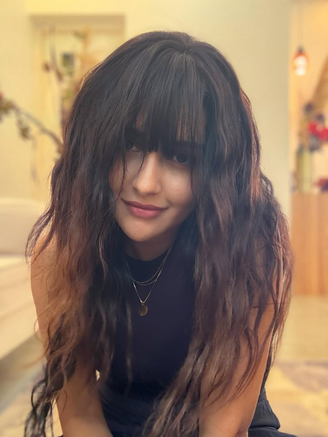 Mahima Nambiar effortlessly chic in tousled black elegance