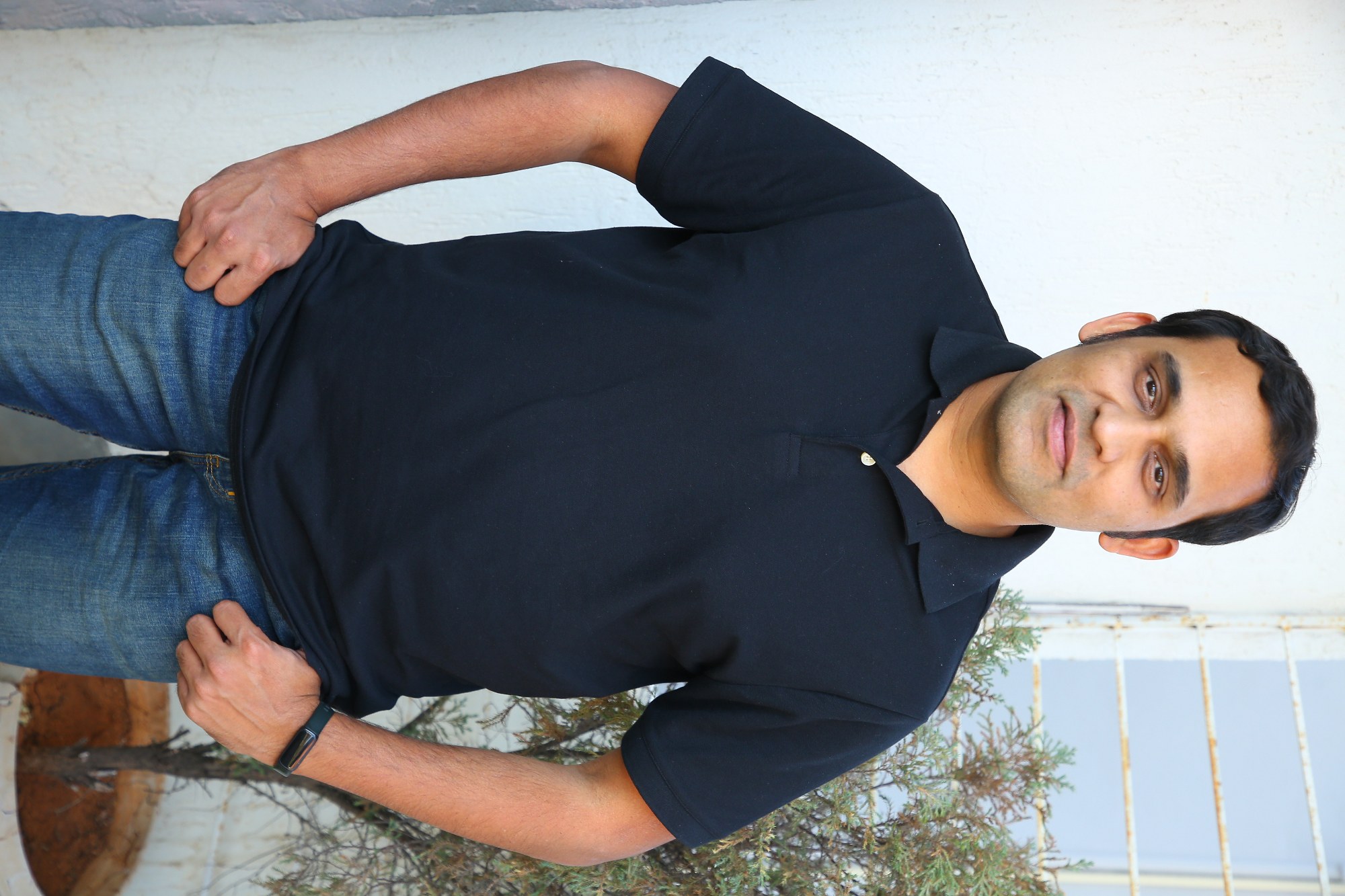 Mickey J Meyer displaying relaxed modern elegance