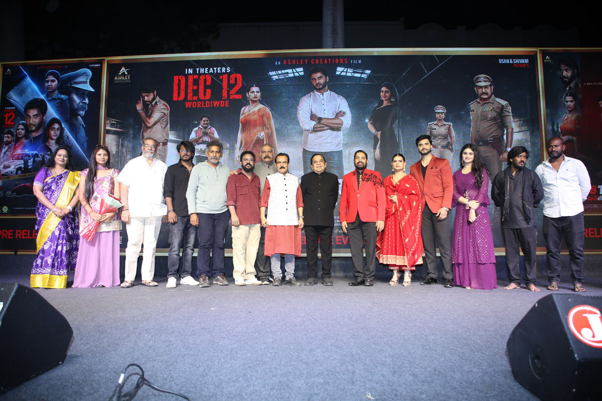 Brahmanandam with Missterious movie team posing together