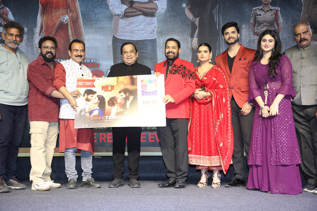 Brahmanandam launching first ticket with film team