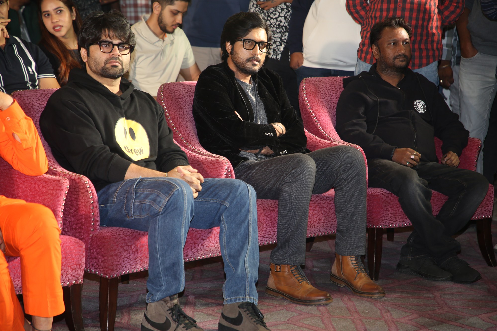 Ravikanth Bandi Saroj Hemant Madhukar seated together