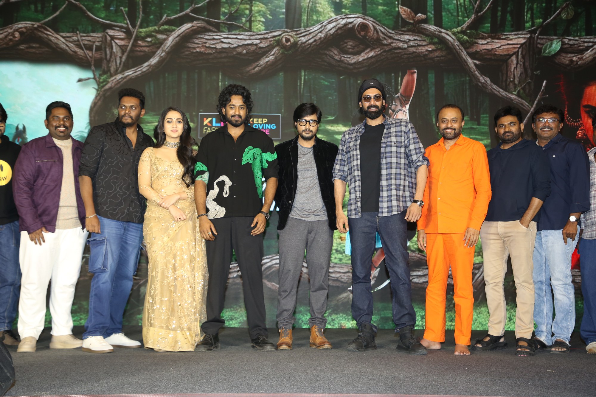 Harsha Sandeep Sakshi Roshan Rana Vishwa team posing