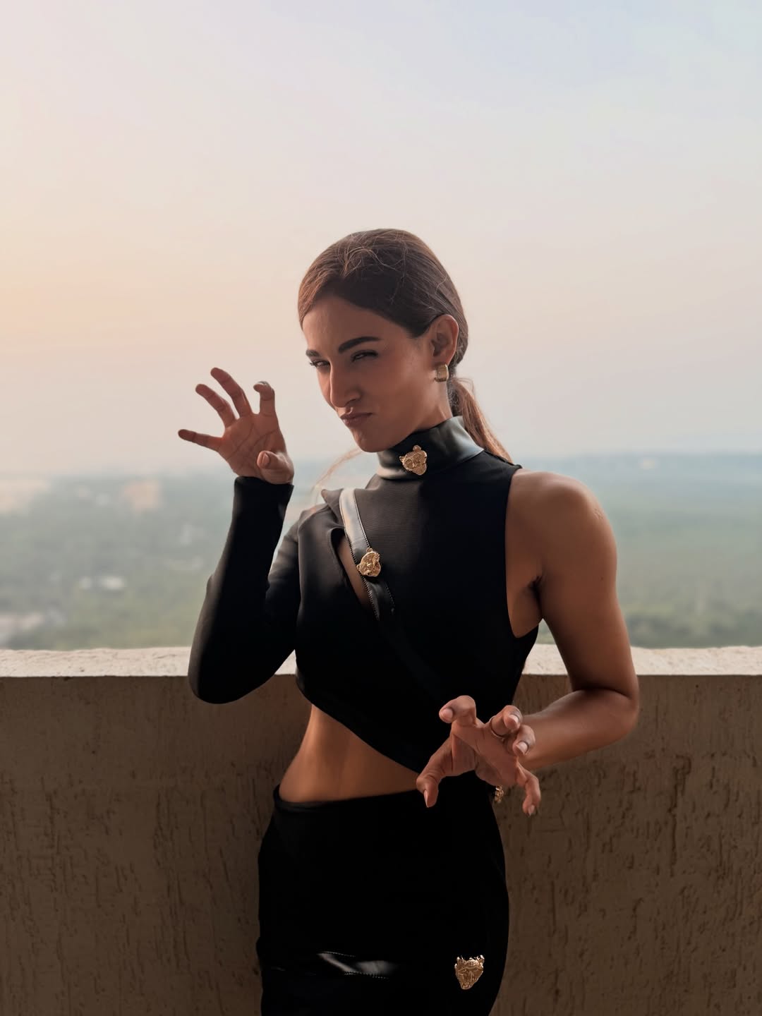 Mukti Mohan in fierce black style serving attitude