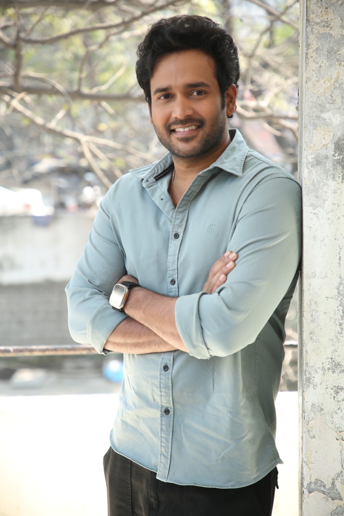 Naresh Agastya confident casual style with charming smile