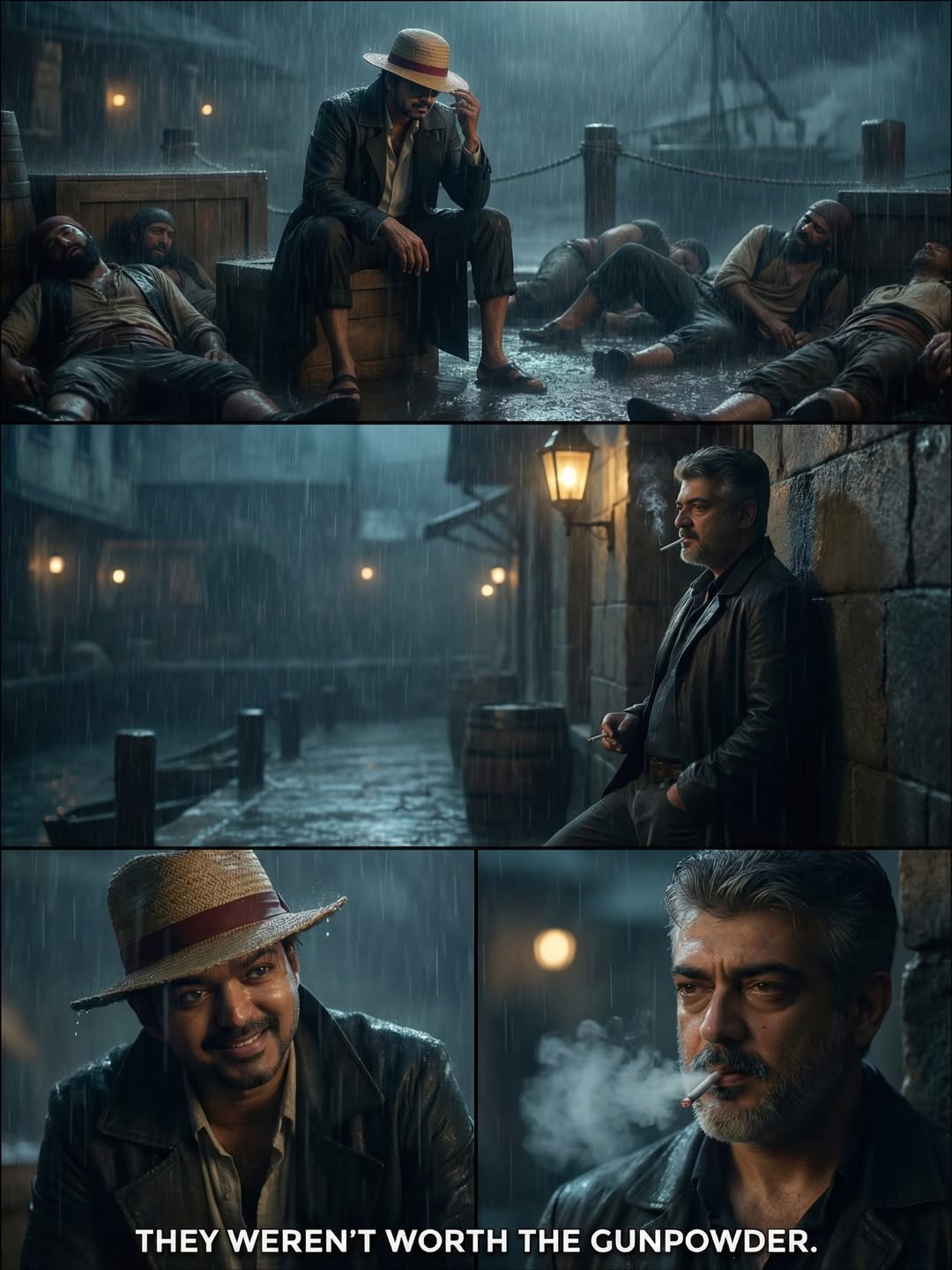 Netizen Who Created AI Photos as If Vijay And Vijay Sethupathi Acted In One Piece: The Red Emperor