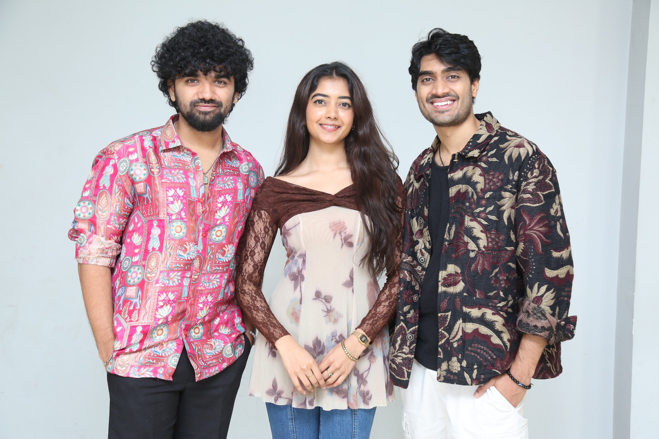 Vamsi Pujit Preethi Pagadala Pranav Kaushik media pose