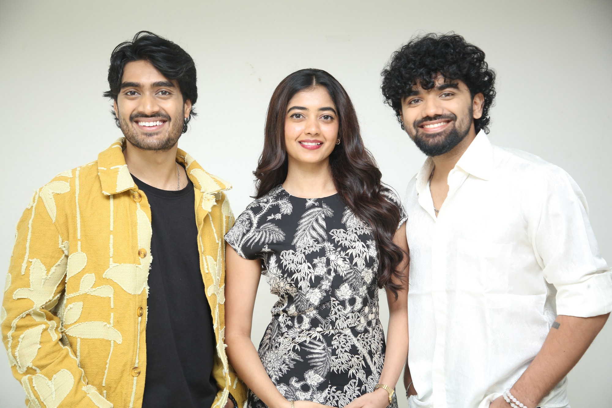 Pranav Kaushik Preethi Pagadala Vamsi Pujit pose together