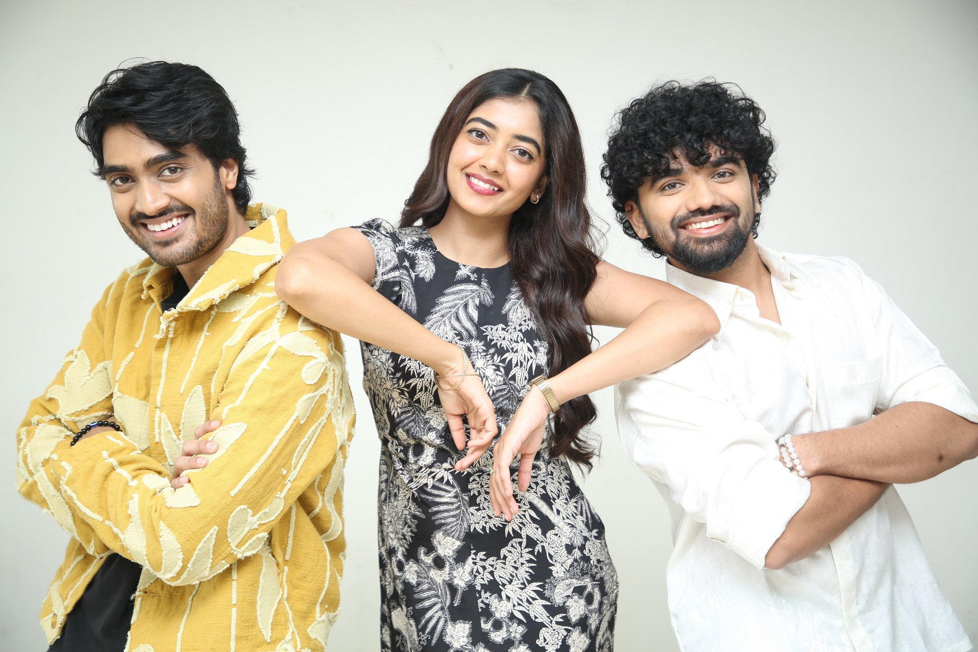 Pranav Kaushik Preethi Pagadala Vamsi Pujit stylish pose