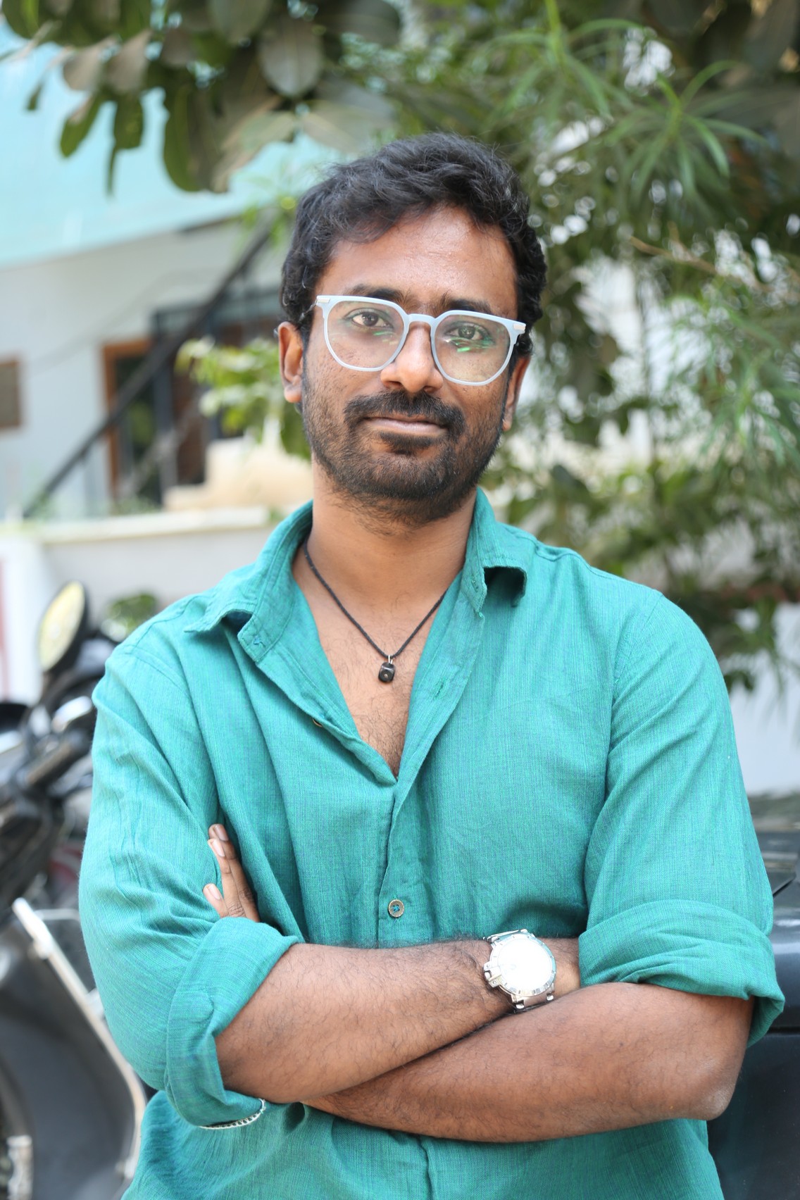 Praneeth Prattipati professional look with subtle style