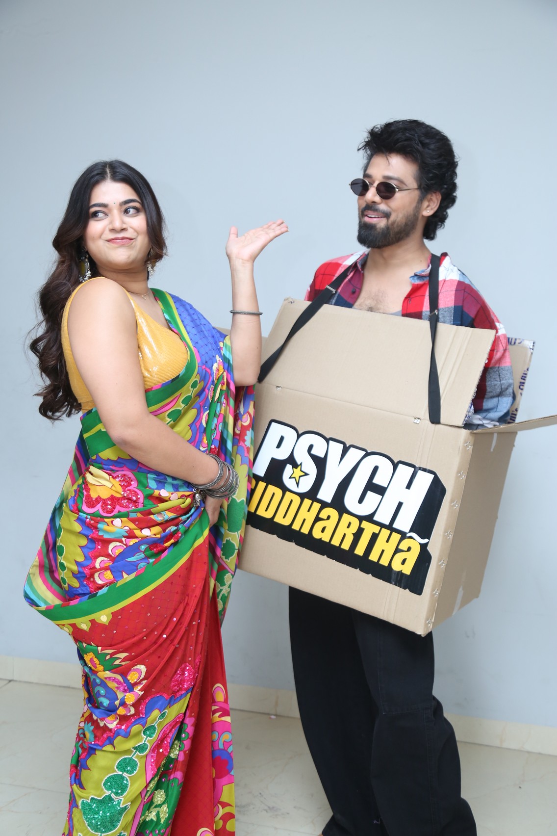 Yaamini Bhasker and Shree Nandu playful event moment