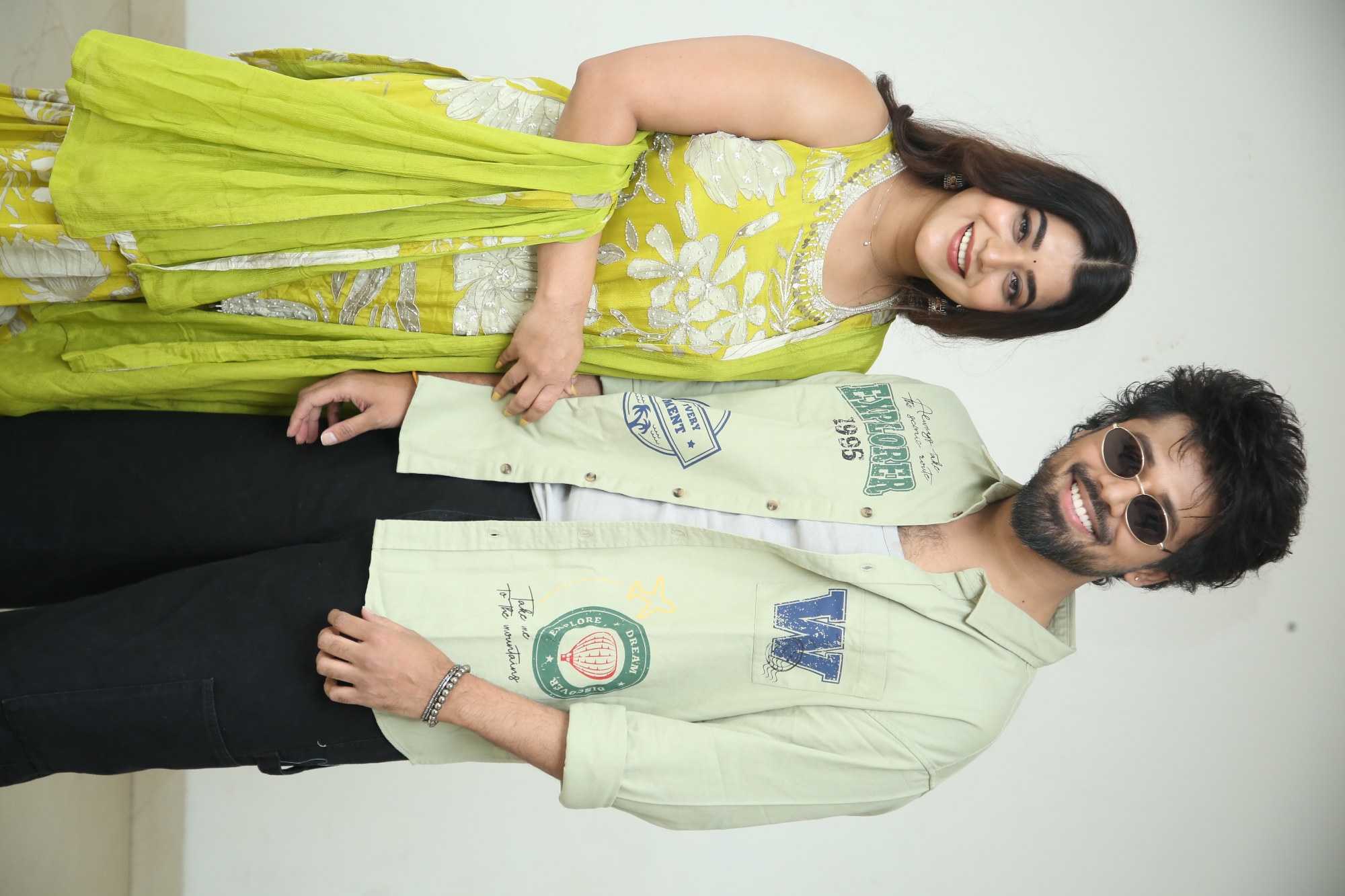 Yaamini Bhaskar and Shree Nandu posing together