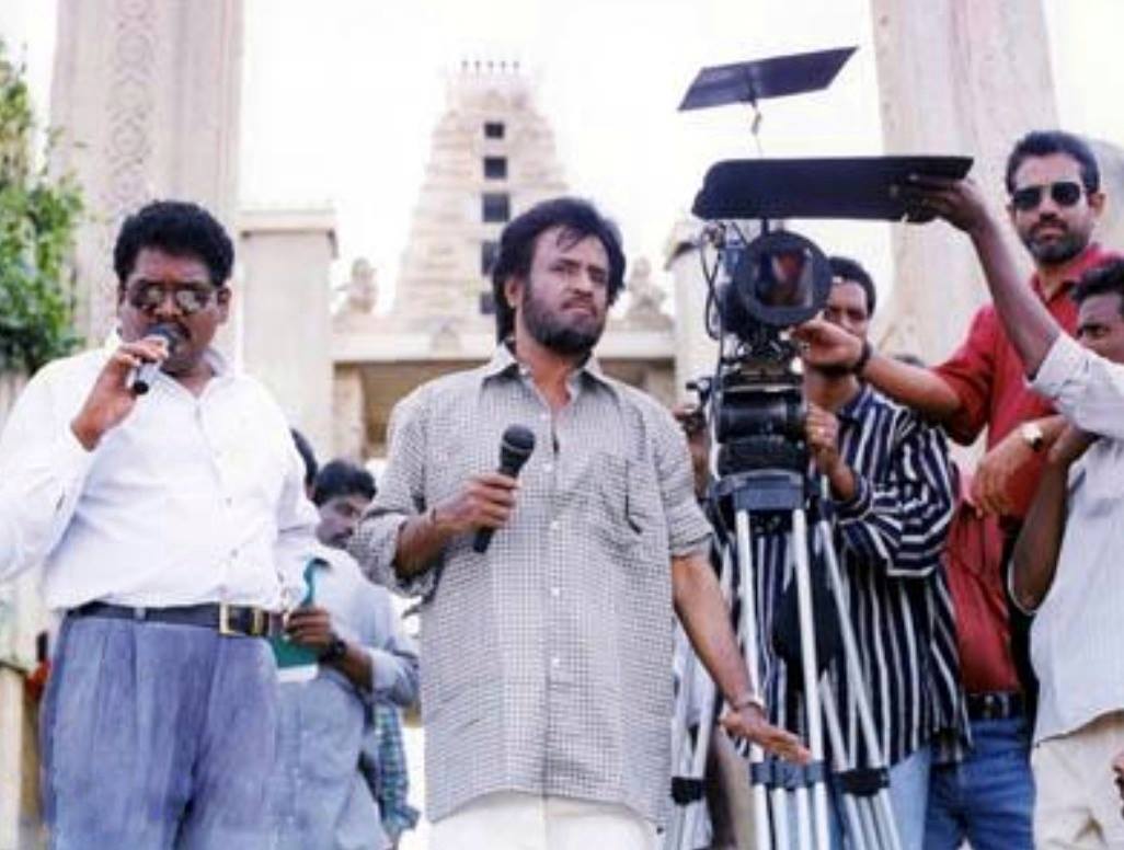 Rajinikanth at the shooting spot of the film Padayappa, here are Rare Photos