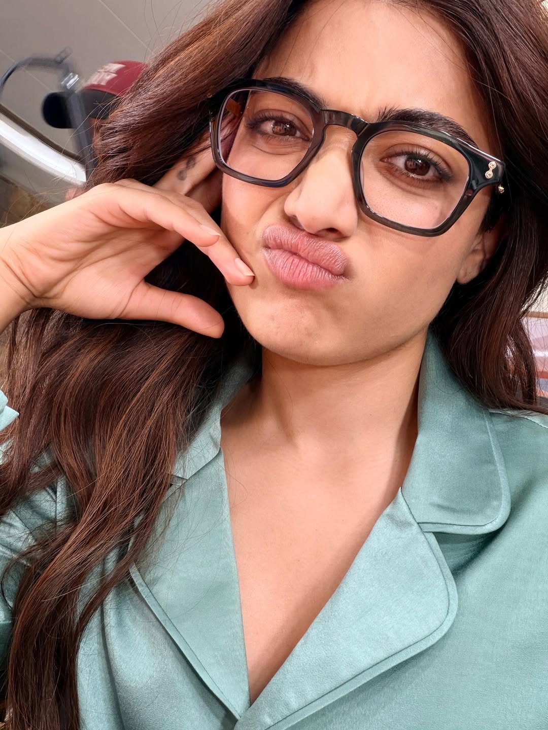 Rashmika Mandanna rocking chic glasses with bold attitude
