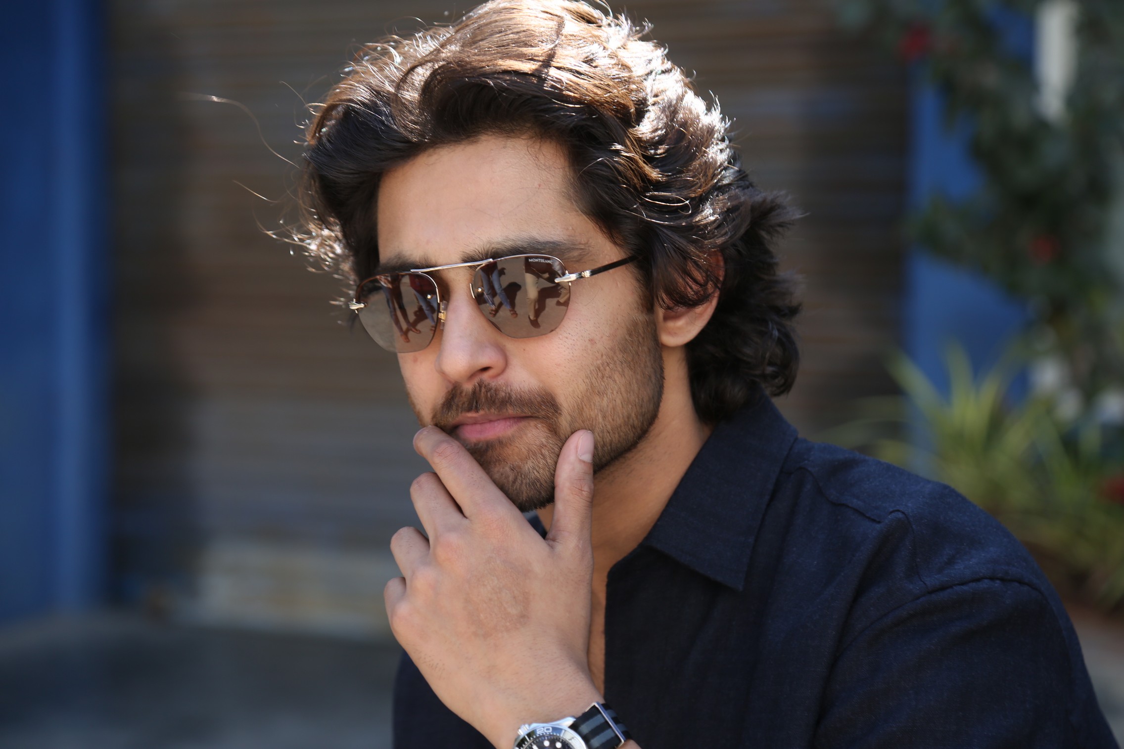 Roshann Meka effortlessly stylish in shades and smart casual look