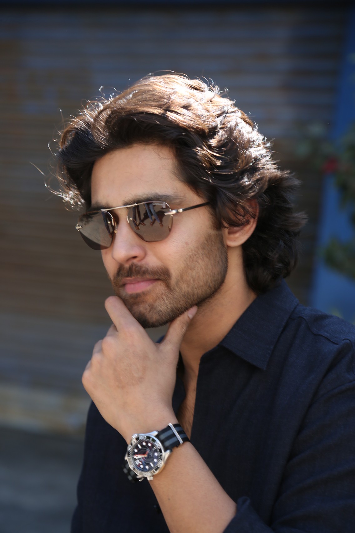 Roshann Meka combining cool style with elegant timepiece