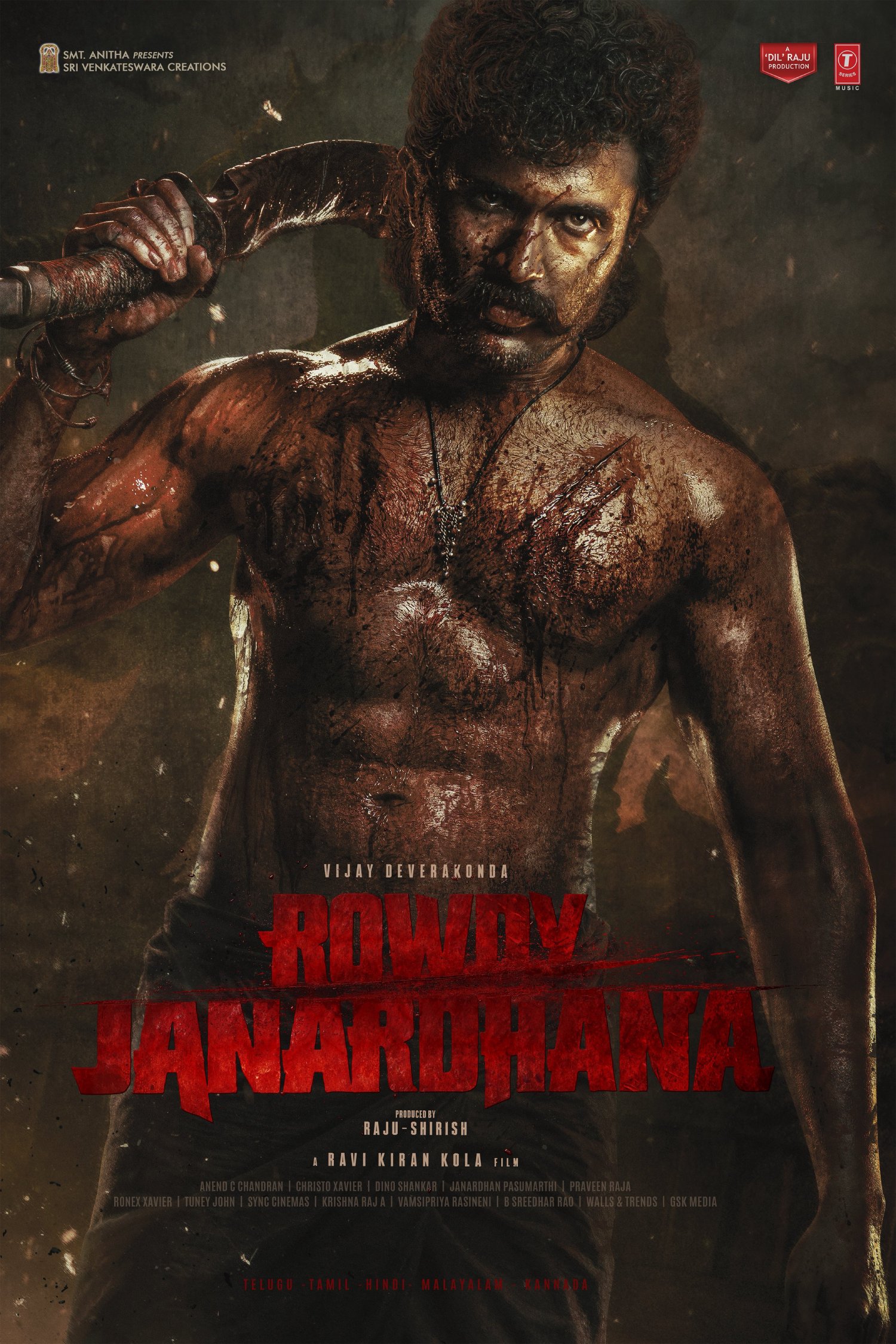 Rowdy Janardhana official title glimpse unveiled starring Vijay Deverakonda