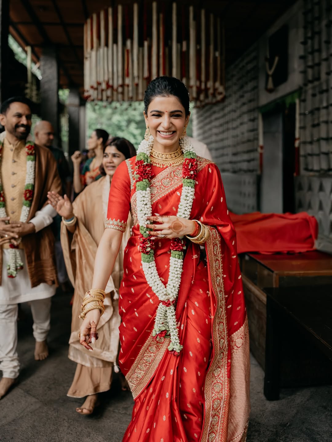 A Masterpiece in Red: The Story Behind Samantha’s Saree