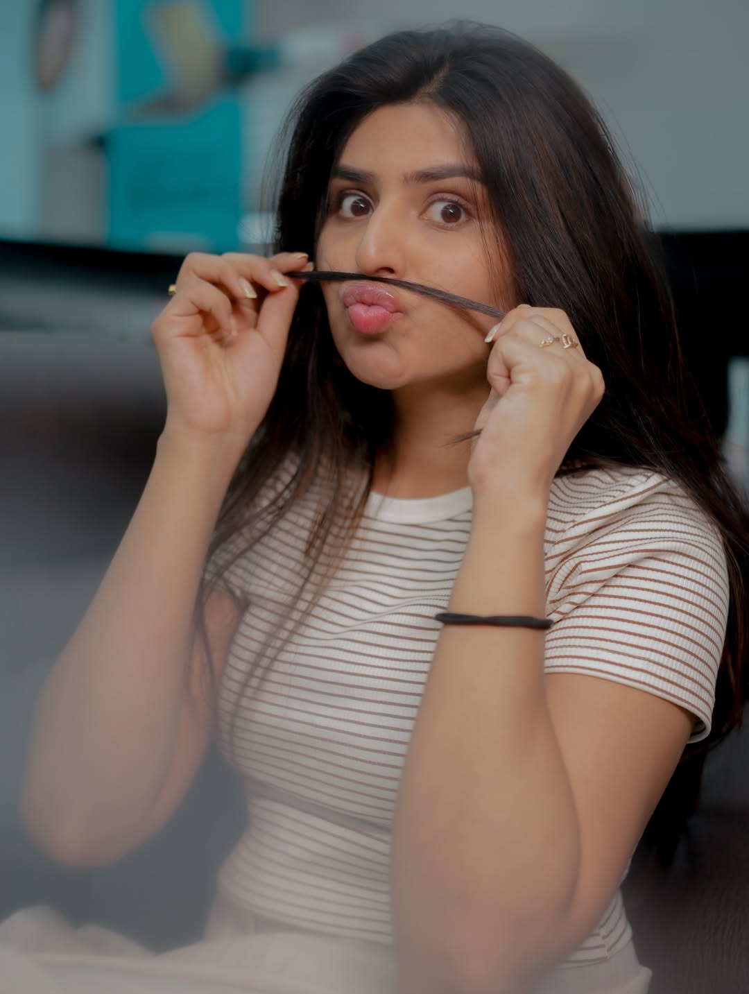 Sharanya Shetty showcases confident playful modern style