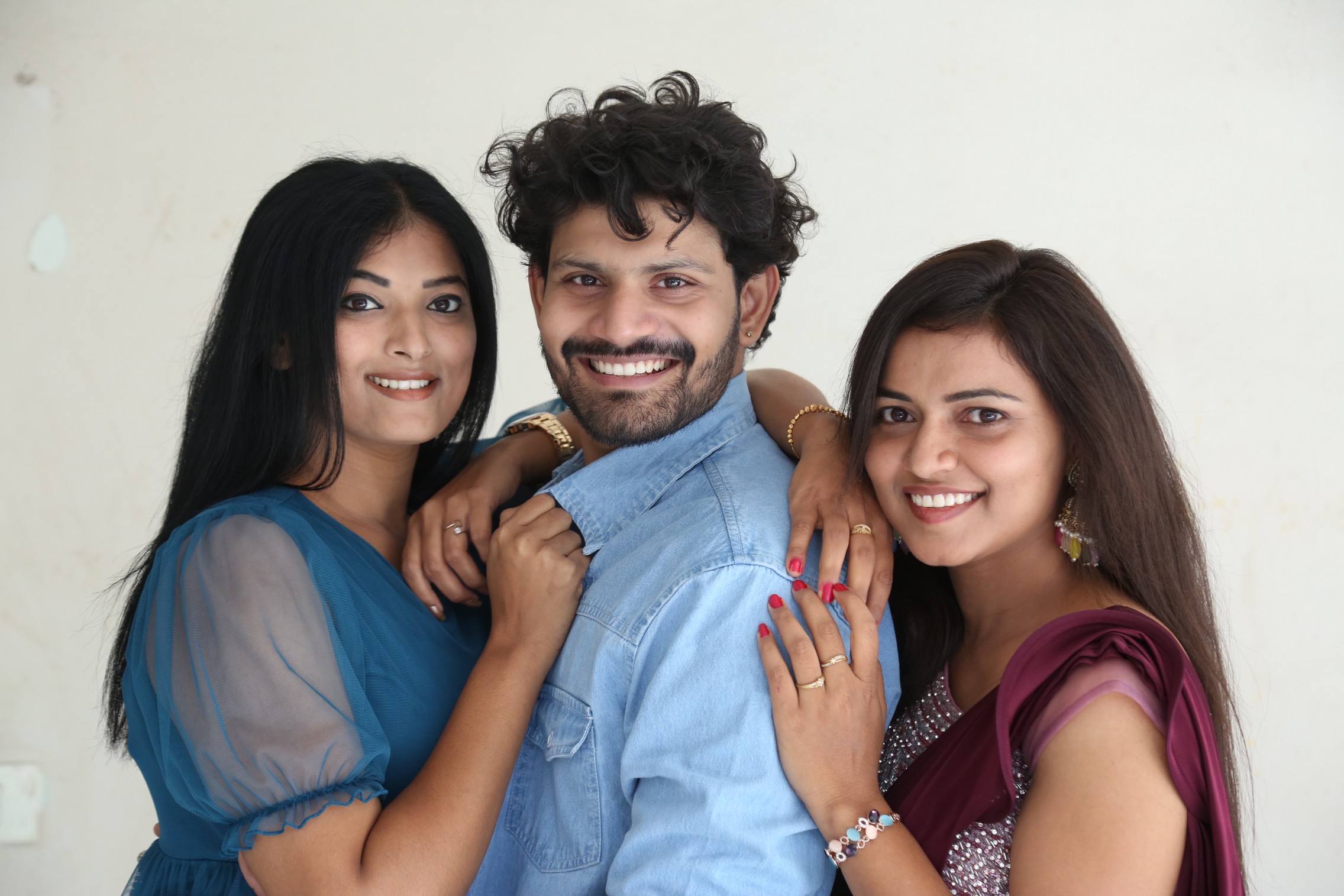 Siddu Gadi Love Story actress smiling during press meet