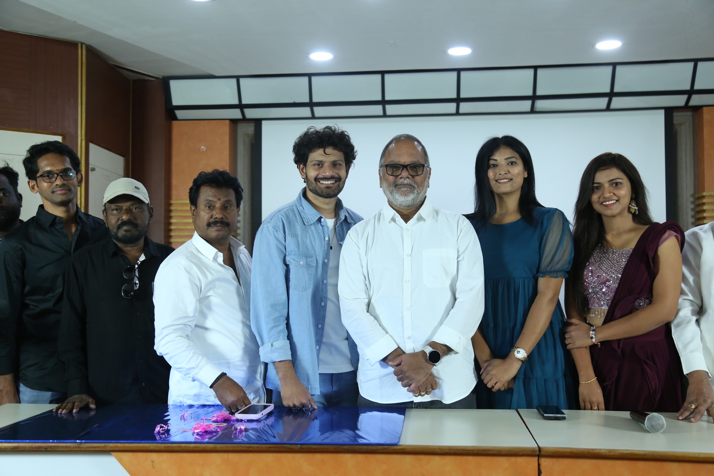 Siddu Gadi Love Story cast posing together at event