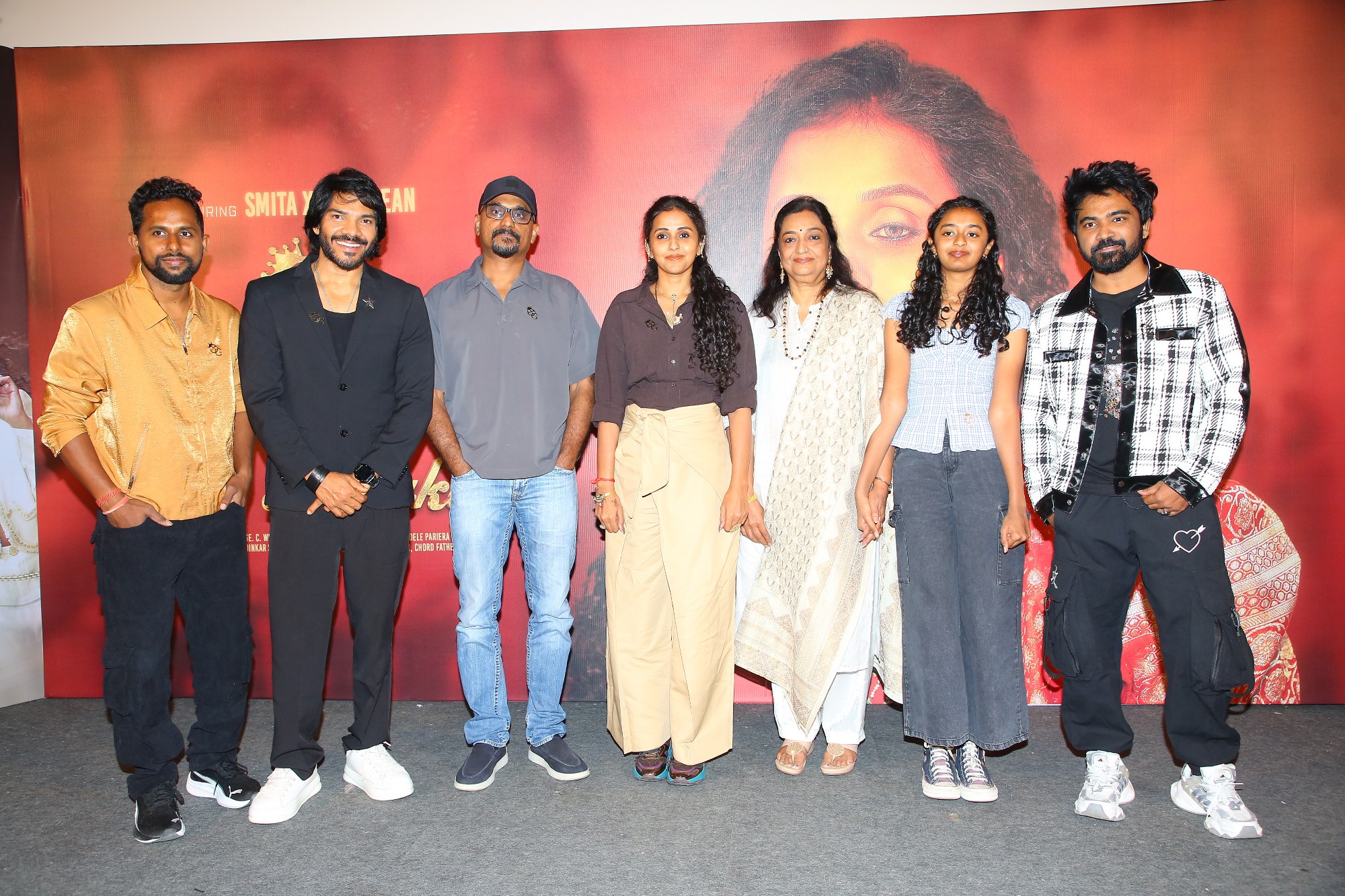 Smitha enjoying moments at OG Queen of Pop launch