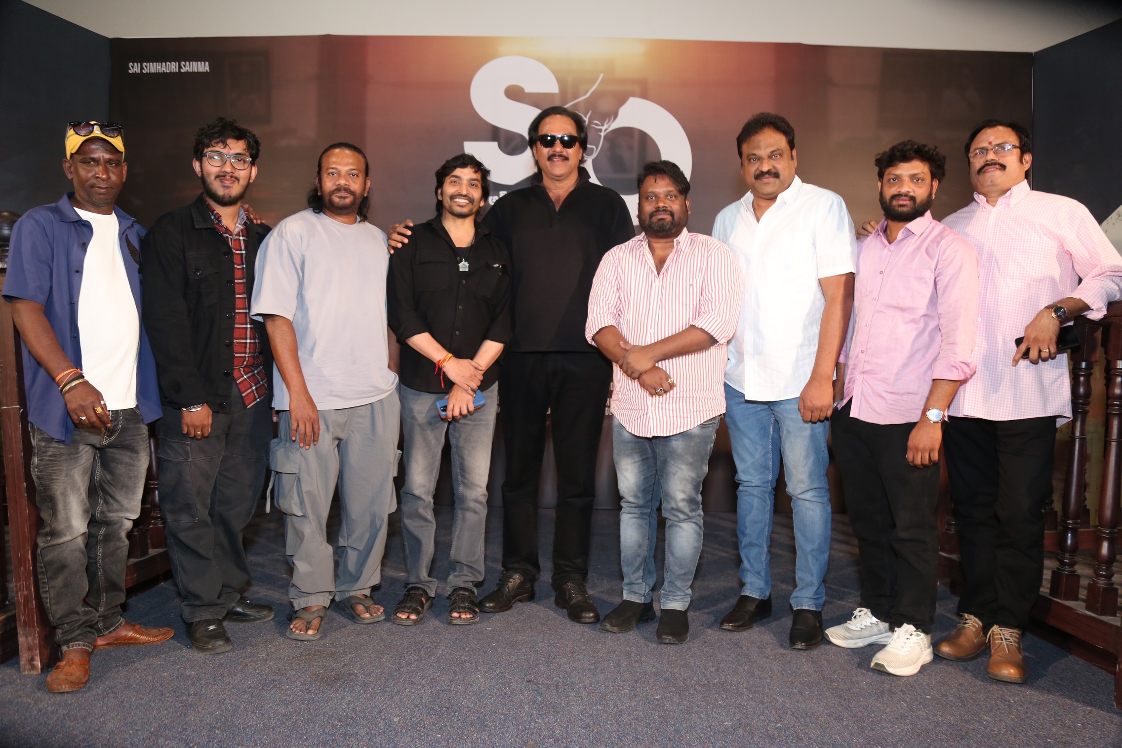 SON OF movie team group pose at teaser launch