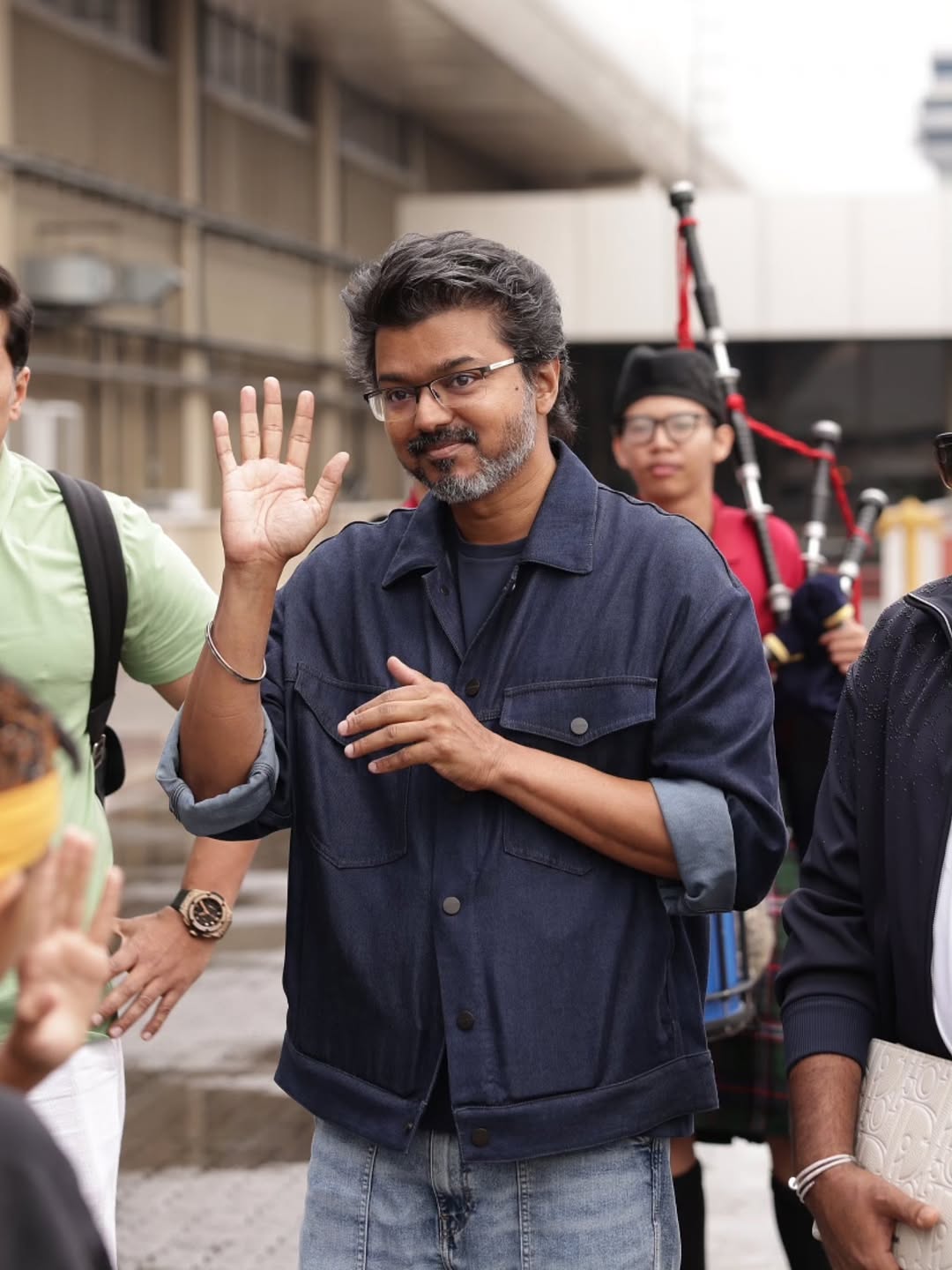 Thalapathy Vijay Reached Malaysia For Jana Nayagan Audio Luanch Photos Rules Social