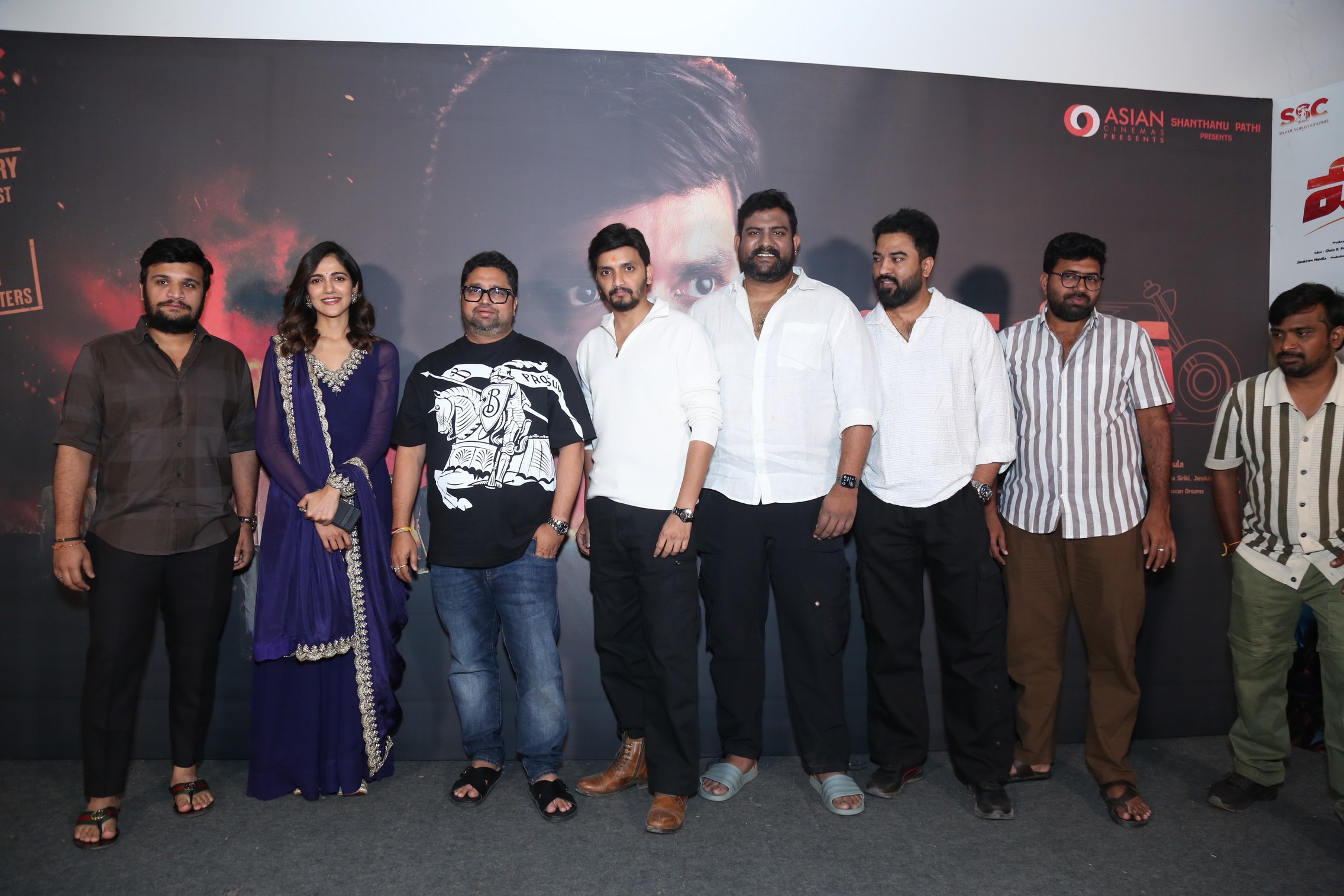 VanaVeera team posing together at press meet