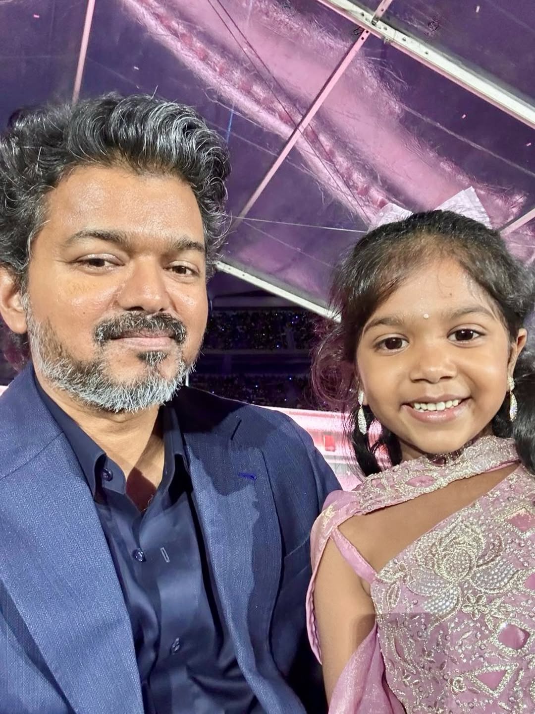 Vijay Jana Nayagan Movie Reel Daughter Lithanya Sivabalan Superb Clicks