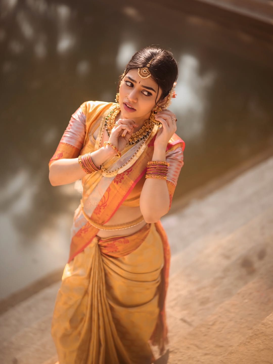 Bandhavi Sridhar blends tradition with playful modern flair