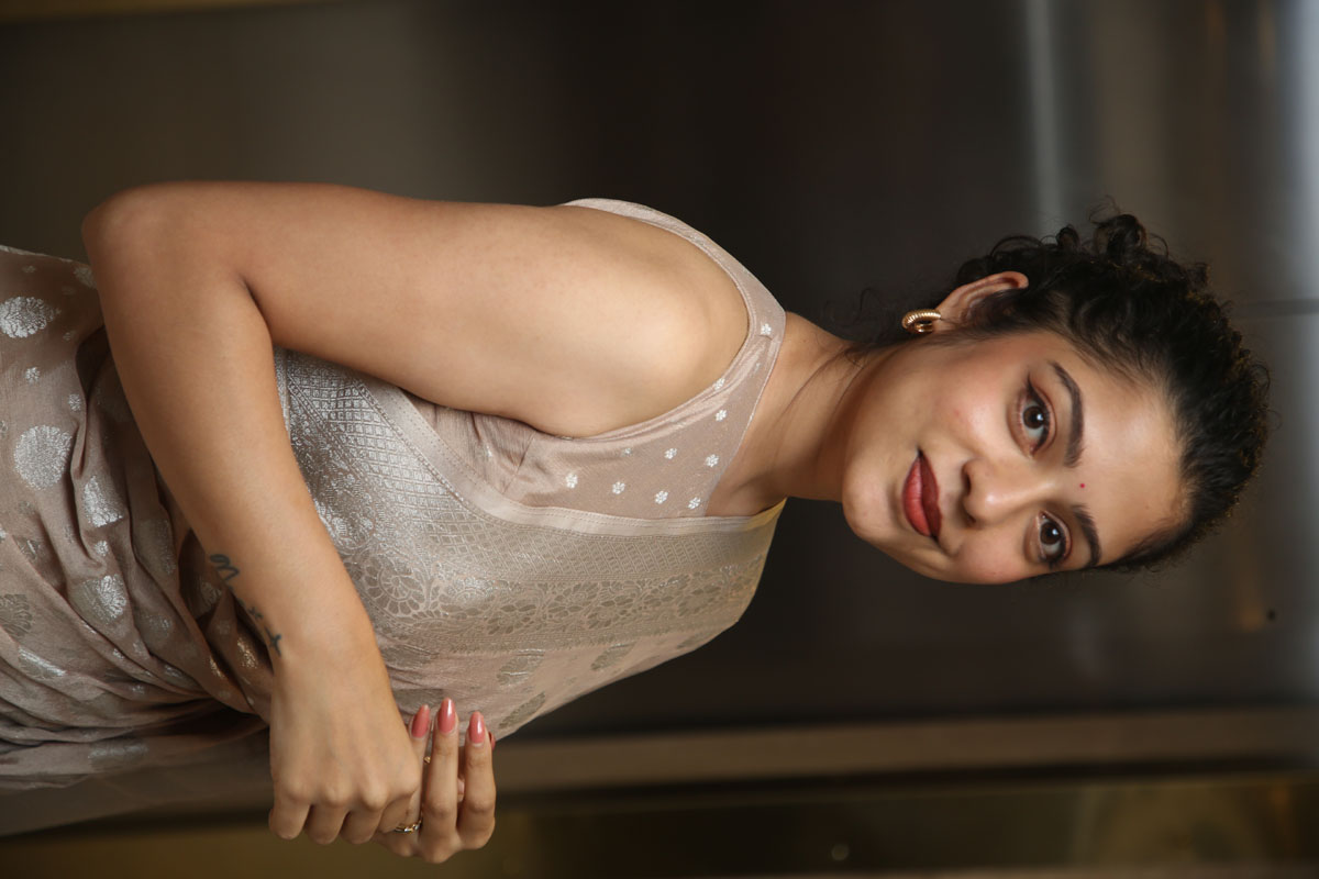 Varsha Bollamma exuding timeless elegance with confident smile